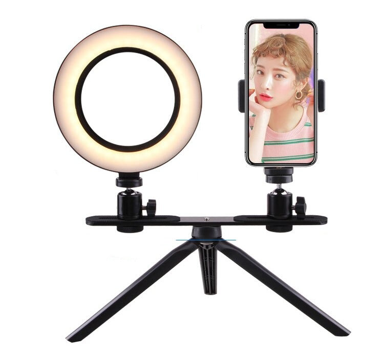 LED Selfie Ring Light Camera Smartphone Photography USB Dimmable