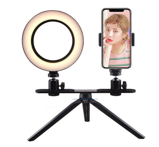 LED Selfie Ring Light Camera Smartphone Photography USB Dimmable