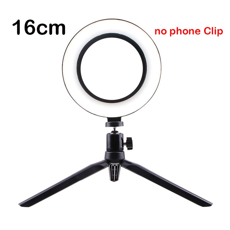 Selfie Ring Light USB Interface Dimmable LED Camera Phone Photography Video Makeup