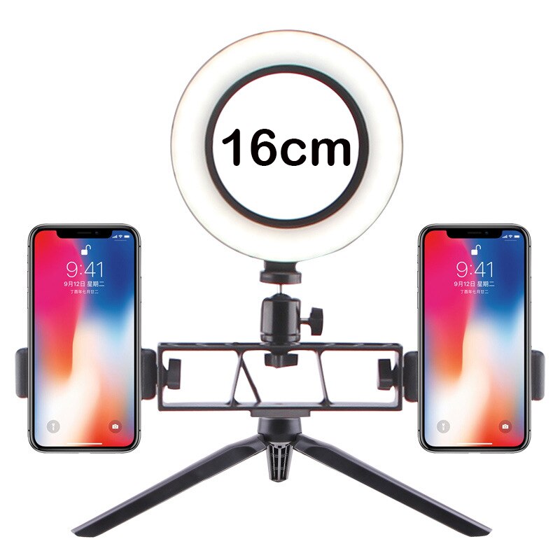 Selfie Ring Light USB Interface Dimmable LED Camera Phone Photography Video Makeup